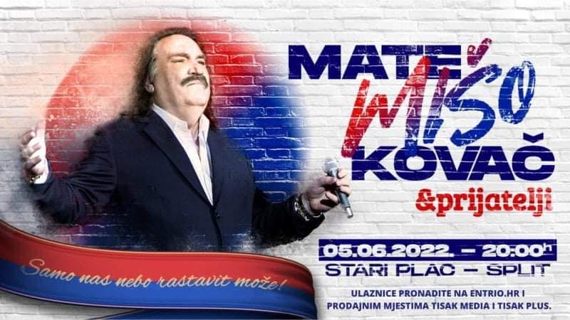 Veliki koncert Miše Kovača u Splitu na starom placu