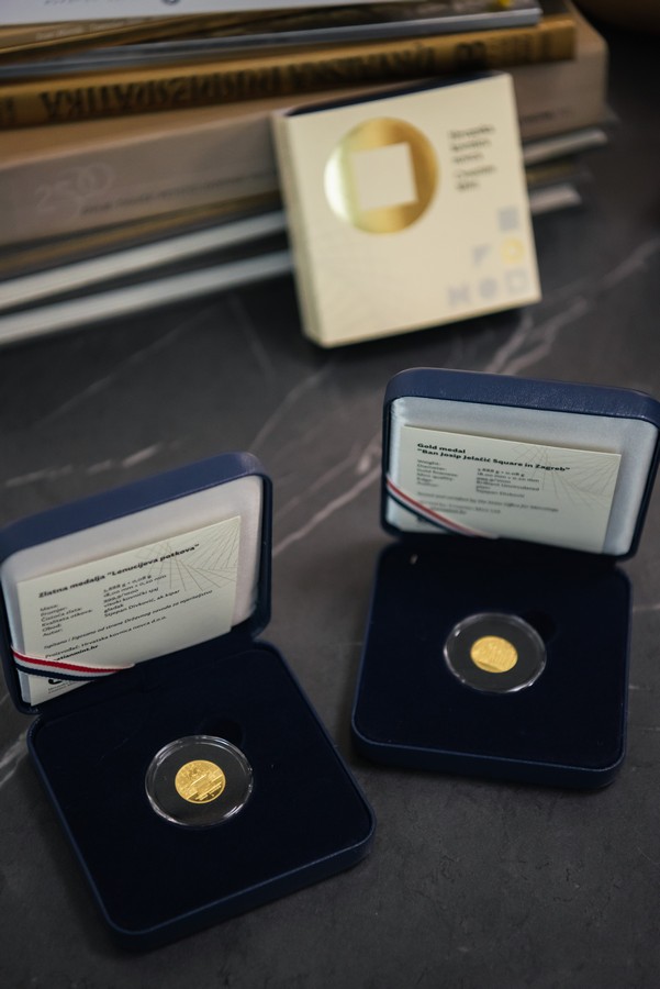 Zlatne medalje Hrvatske kovnice novca FOTO Iva Komesar